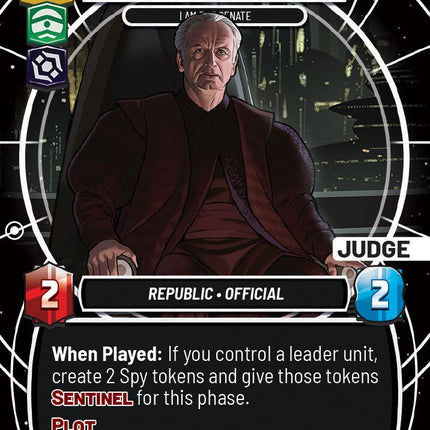 Chancellor Palpatine - I Am the Senate (63) (63) [Judge Promos]