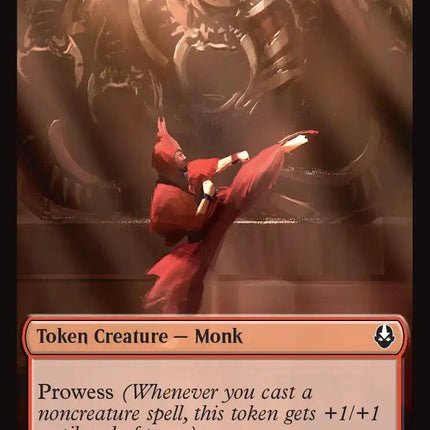 Monk // Clue (0017) Double-Sided Token [Avatar: The Last Airbender Tokens]