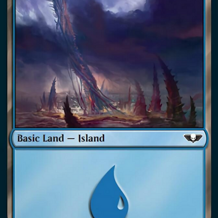 Island (309) (Surge Foil) [Warhammer 40,000]