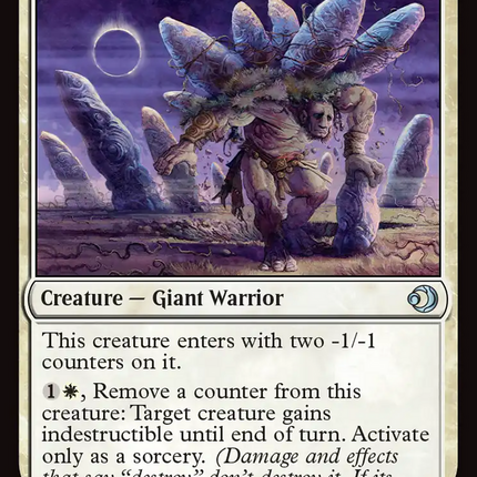 Burdened Stoneback [Lorwyn Eclipsed]