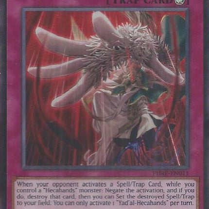 Yad'al-Hecahands (Super Rare) [PHRE-EN011] Super Rare