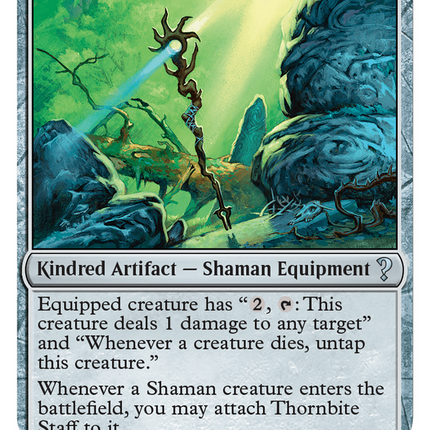Thornbite Staff (White Border) [Mystery Booster 2]