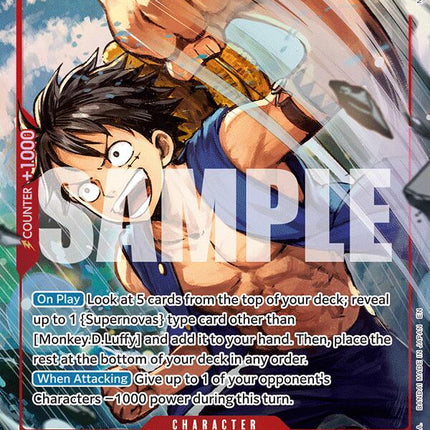 Monkey.D.Luffy (Alternate Art) [The Azure Sea's Seven]