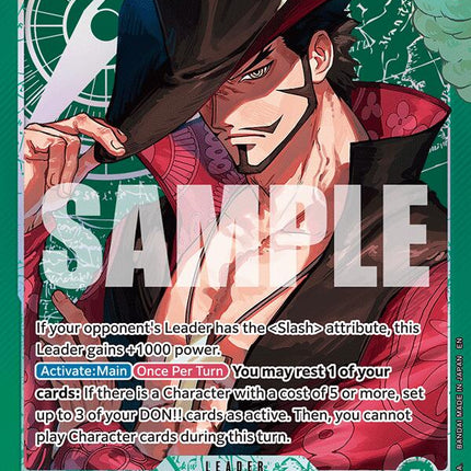 Dracule Mihawk (Alternate Art) [The Azure Sea's Seven]
