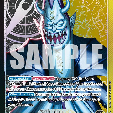 Gecko Moria (OP14-080) (Alternate Art) [The Azure Sea's Seven]
