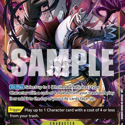 Gecko Moria (OP14-104) (Alternate Art) [The Azure Sea's Seven]