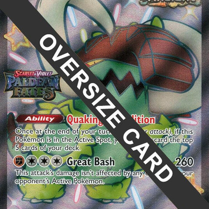 Great Tusk ex (072) (Paldean Fates Stamped Jumbo Card) [Scarlet & Violet: Paldean Fates]