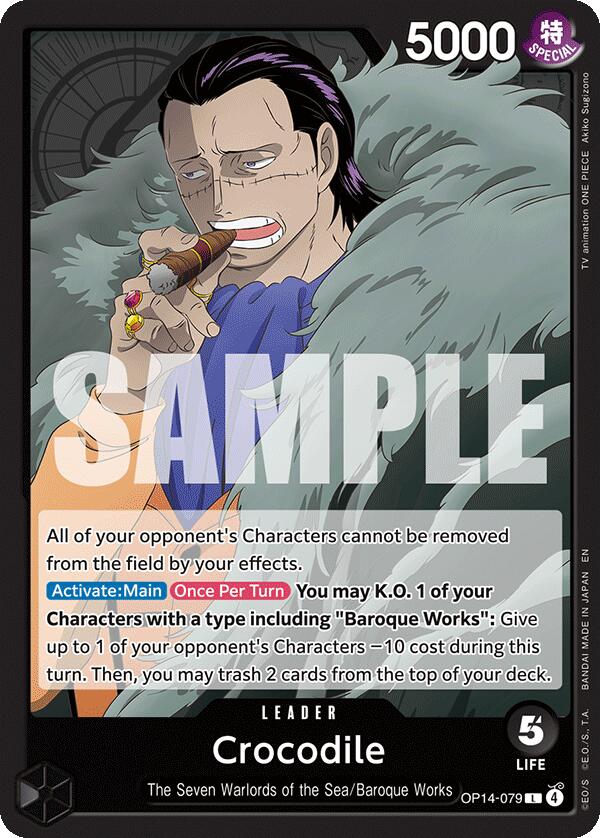 Crocodile (OP14-079) [The Azure Sea's Seven]