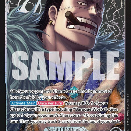 Crocodile (OP14-079) (Alternate Art) [The Azure Sea's Seven]