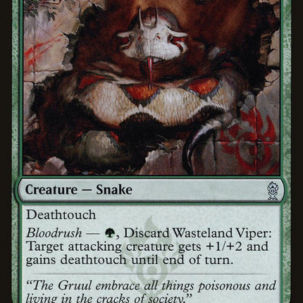 Wasteland Viper [Ravnica Allegiance Guild Kit]