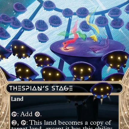 Thespian's Stage (0134) (Borderless) (Galaxy Foil) [Edge of Eternities: Stellar Sights]