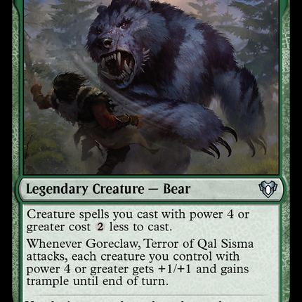 Goreclaw, Terror of Qal Sisma [Commander Masters]