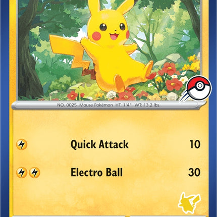 Pikachu (Blue Border) [My First Battle]