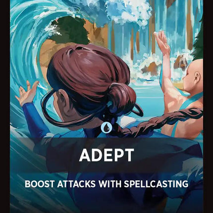 Adept Theme Card [Avatar: The Last Airbender Tokens]