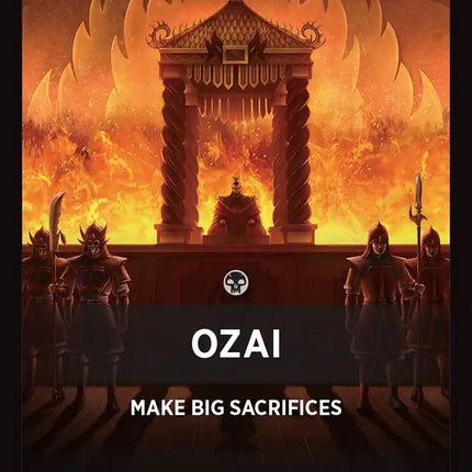 Ozai Theme Card [Avatar: The Last Airbender Tokens]
