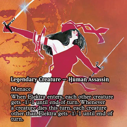 Elektra, Deadly Assassin - Massacre Girl (Borderless) [Marvel Universe: Eternal-Legal]