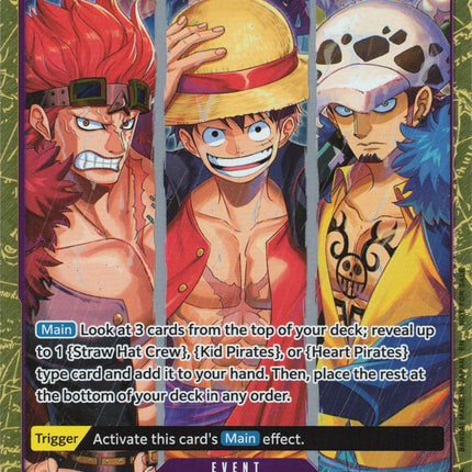 When You're at Sea You Fight against Pirates!! (2025 Pirates League Finals Textured Foil) [One Piece Promotion Cards]