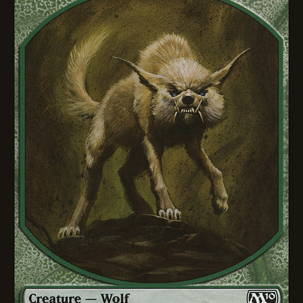 Wolf Token [Magic 2010 Tokens]