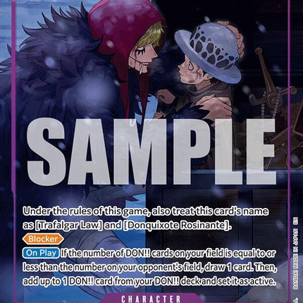 Rosinante & Law (Alternate Art) [The Azure Sea's Seven]
