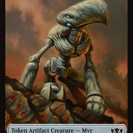 Snake // Myr Double-Sided Token [Tarkir: Dragonstorm Commander Tokens]
