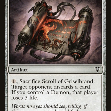 Scroll of Griselbrand [Avacyn Restored]