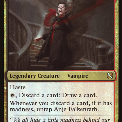 Anje Falkenrath (Oversized) [Commander 2019 Oversized]