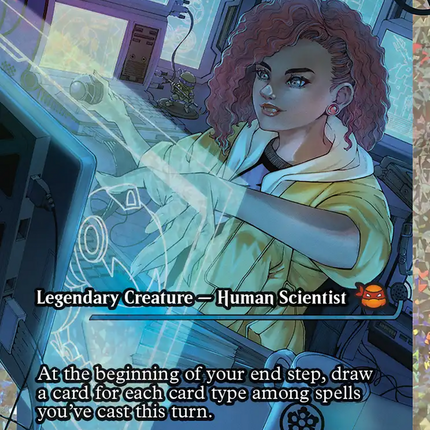 April O'Neil, Hacktivist (0292) (Showcase) (Fracture Foil) [Teenage Mutant Ninja Turtles]