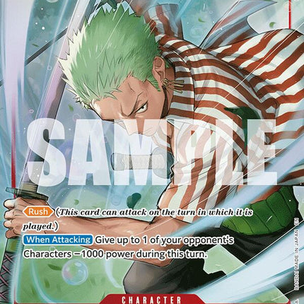 Roronoa Zoro (OP14-015) (Alternate Art) [The Azure Sea's Seven]