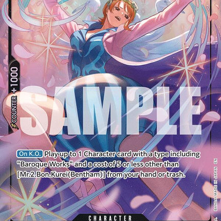Mr.2.Bon.Kurei (Bentham) (Alternate Art) [The Azure Sea's Seven]