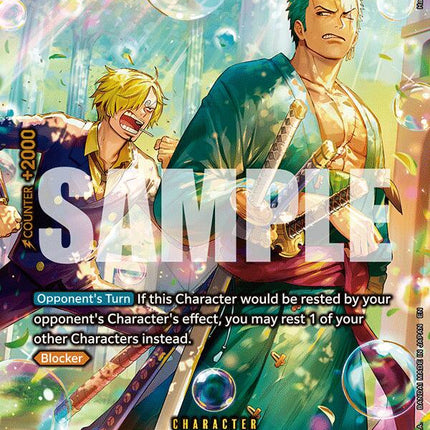 Roronoa Zoro (PRB02-006) (SP) (Alternate Art) [The Azure Sea's Seven]