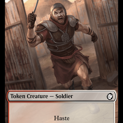 Soldier (0010) // Warrior Double-Sided Token [Fallout Tokens]