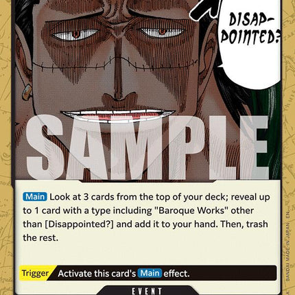 Disappointed? [The Azure Sea's Seven]