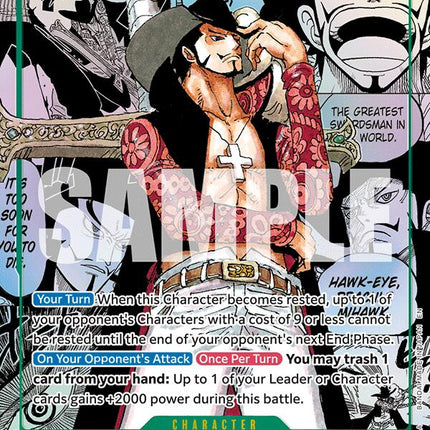 Dracule Mihawk (Manga) [The Azure Sea's Seven]