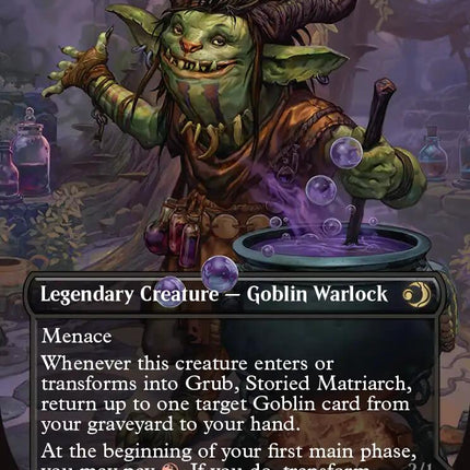 Grub, Storied Matriarch (Borderless) [Lorwyn Eclipsed]
