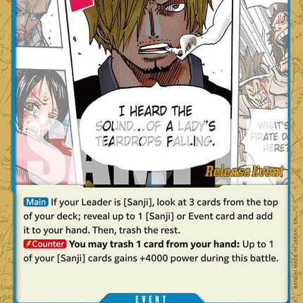 I Heard the Sound...of a Lady's Teardrops Falling [The Azure Sea's Seven Release Event Cards]