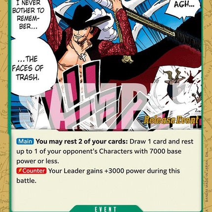 I Never Bother to Remember the Faces of Trash [The Azure Sea's Seven Release Event Cards]