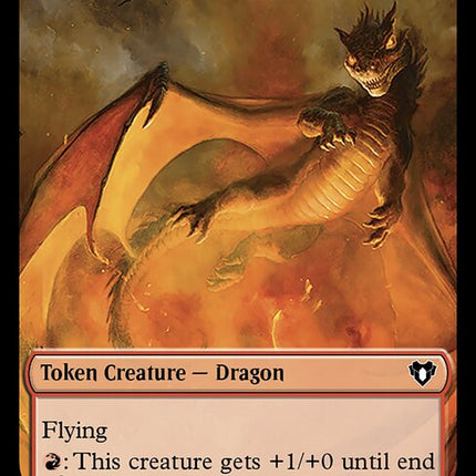 Soldier // Dragon (0020) Double-Sided Token [Commander Masters Tokens]