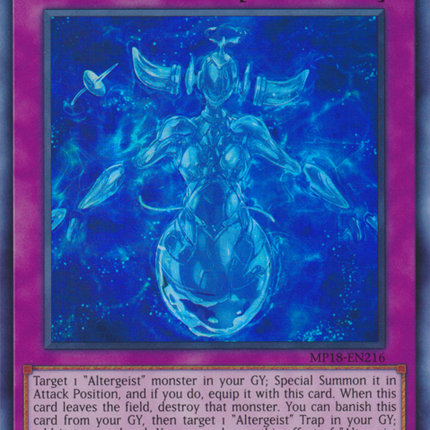 Altergeist Manifestation [MP18-EN216] Super Rare