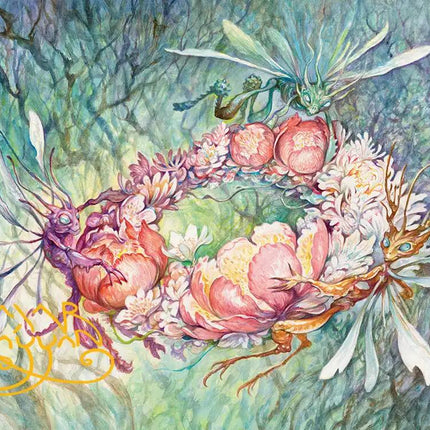 Grave Venerations Art Card (Gold-Stamped Signature) [Lorwyn Eclipsed Art Series]
