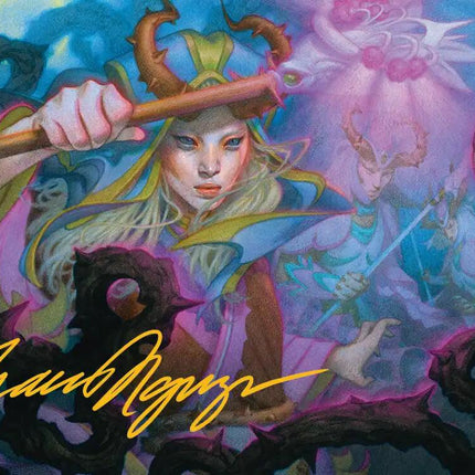 Stoic Grove-Guide Art Card (Gold-Stamped Signature) [Lorwyn Eclipsed Art Series]