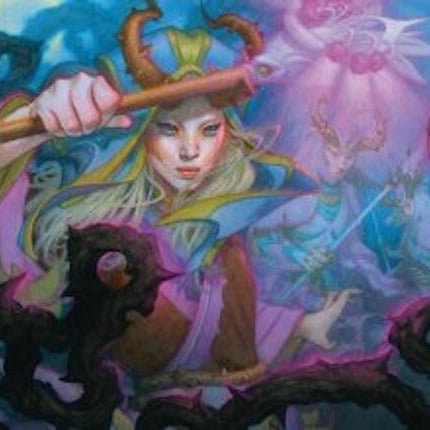 Stoic Grove-Guide Art Card [Lorwyn Eclipsed Art Series]