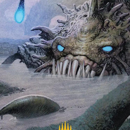 Deceit Art Card (Gold-Stamped Planeswalker Symbol) [Lorwyn Eclipsed Art Series]