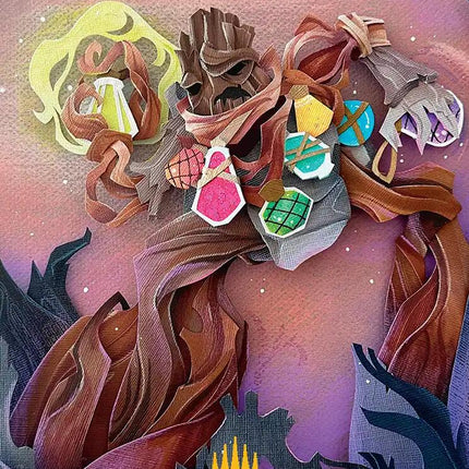 Painter's Servant Art Card (Gold-Stamped Planeswalker Symbol) [Lorwyn Eclipsed Art Series]