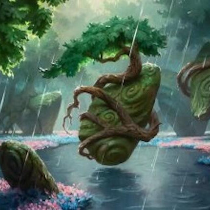Rain-Slicked Copse Art Card [Lorwyn Eclipsed Art Series]