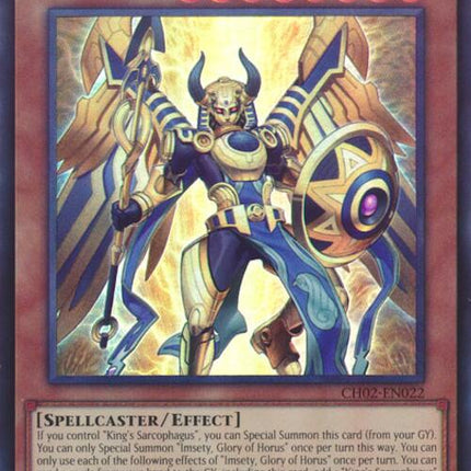 Imsety, Glory of Horus [CH02-EN022] Ultra Rare