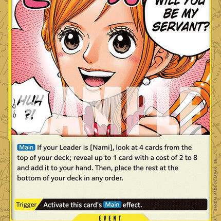 Will You Be My Servant? [Extra Booster: One Piece Heroines Edition]