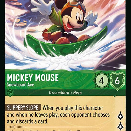 Mickey Mouse - Snowboard Ace (91/204) [Winterspell]