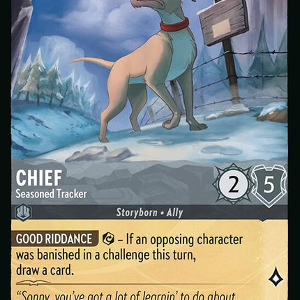 Chief - Seasoned Tracker (179/204) [Winterspell]