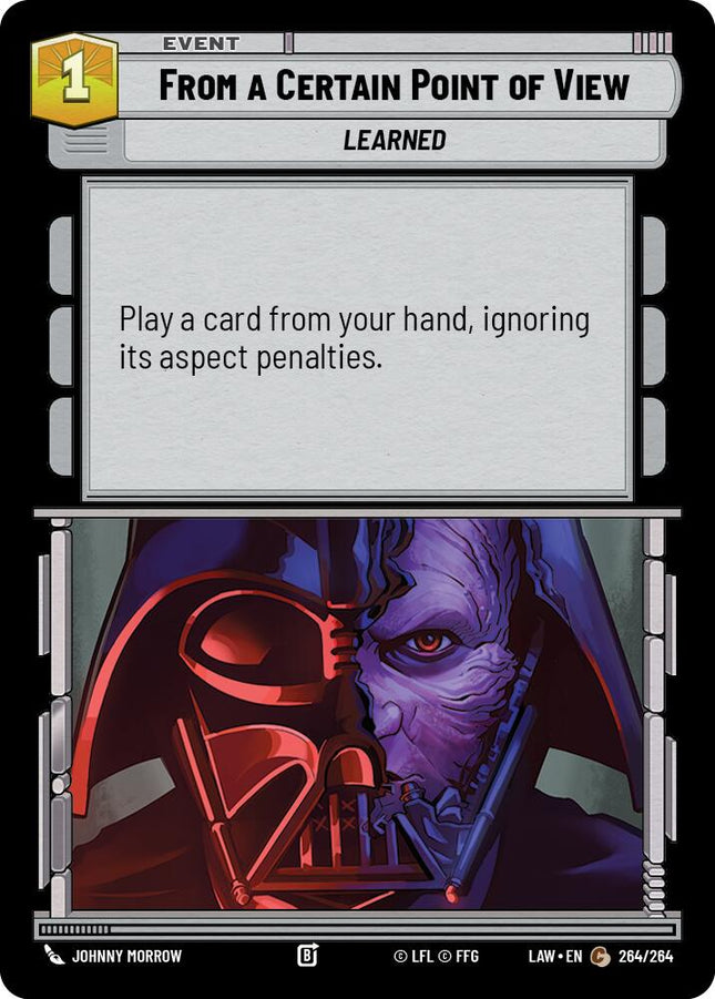 From a Certain Point of View (264/264) (264/264) [A Lawless Time]