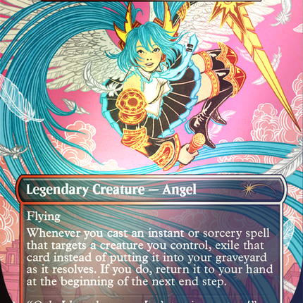 Miku, the Renowned - Feather, the Redeemed (Rainbow Foil) [Secret Lair Drop Series]